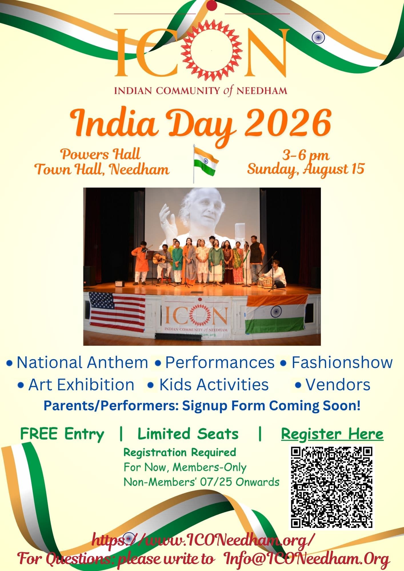 ICON India Day 2026 community photo