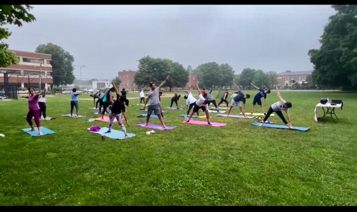 Needham International Yoga Day community photo